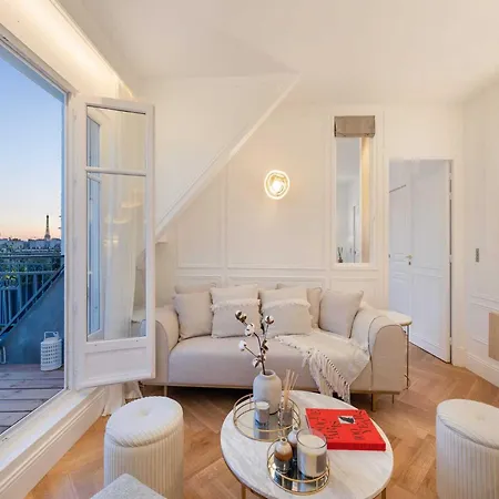 Appartamento Exceptional Apt With 3 Terraces & Eiffel Tower View - Mobility Lease