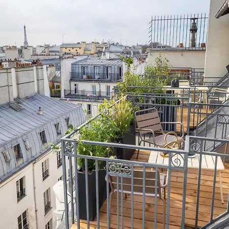 Exceptional Apt With 3 Terraces & Eiffel Tower View - Mobility Lease Paris